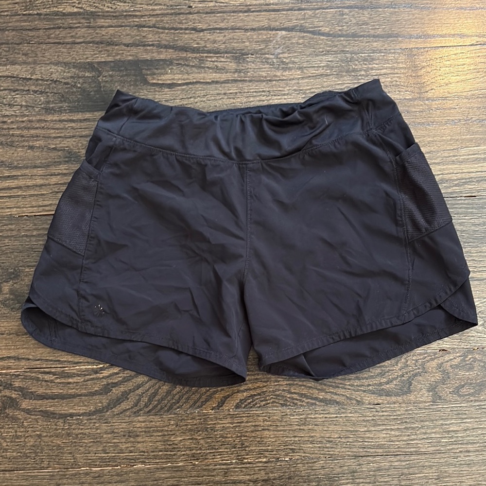 Girls Black Athletic Shorts by Athena Girls ( size 14)
